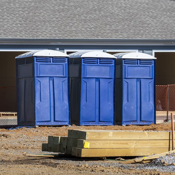 are there any restrictions on where i can place the porta potties during my rental period in Grenora